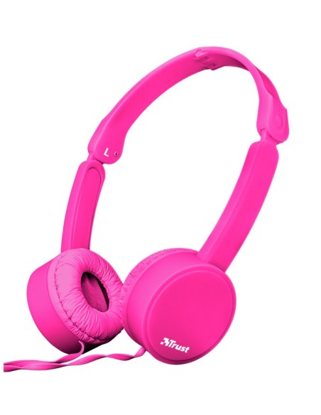 Trust Nano Auriculares Diadema Rosa