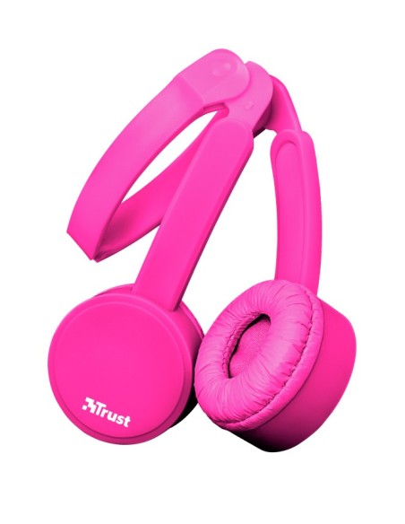 Trust Nano Auriculares Diadema Rosa