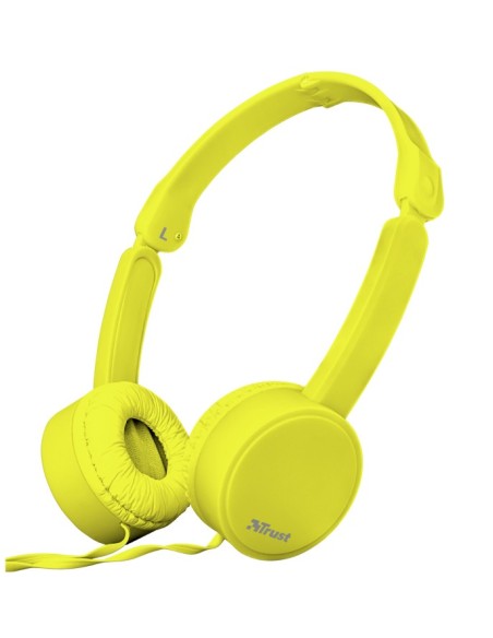 Trust Nano Auriculares Diadema Amarillo