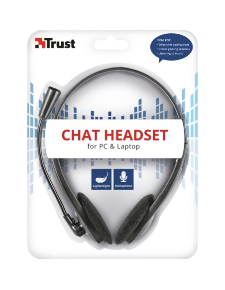 Trust Chat Headset Auriculares Diadema Negro