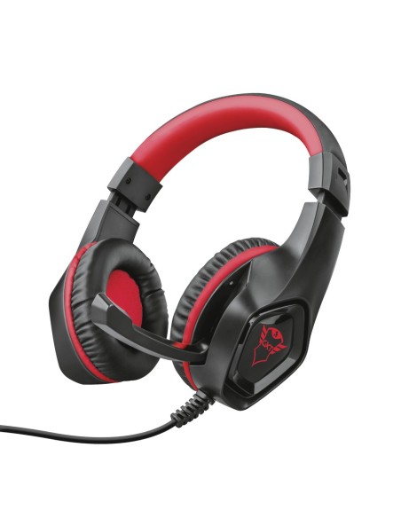 Trust GXT 404R Rana Auriculares Diadema Conector de 3,5 mm Negro, Rojo