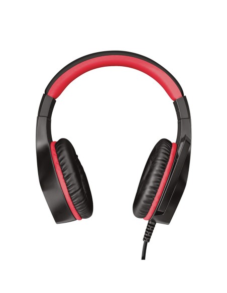 Trust GXT 404R Rana Auriculares Diadema Conector de 3,5 mm Negro, Rojo