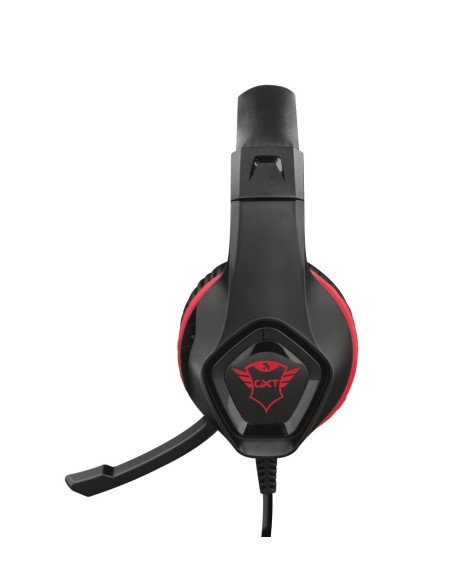 Trust GXT 404R Rana Auriculares Diadema Conector de 3,5 mm Negro, Rojo