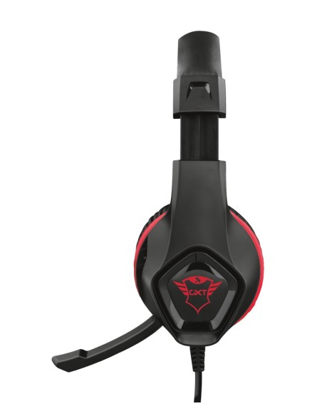 Trust GXT 404R Rana Auriculares Diadema Conector de 3,5 mm Negro, Rojo