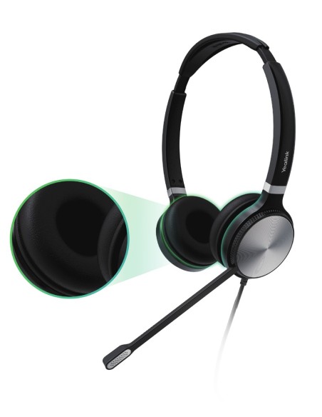 Yealink UH36 Dual Auriculares Diadema Conector de 3,5 mm USB tipo A Negro, Plata