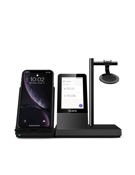 Yealink WH66 Mono Teams Sistema de audioconferencia personal Bluetooth Negro