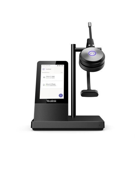 Yealink WH66 Mono Teams Sistema de audioconferencia personal Bluetooth Negro