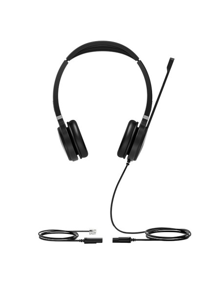 Yealink YHS36 Auriculares Alámbrico Diadema Oficina Centro de llamadas Negro, Plata