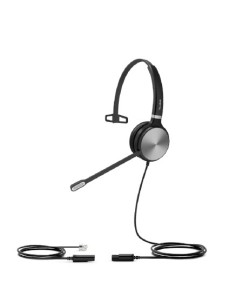 Yealink YHS36 Auriculares Diadema Negro, Plata