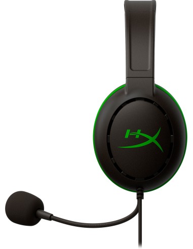 HP HyperX CloudX Chat Auriculares Alámbrico Diadema Juego Negro, Verde