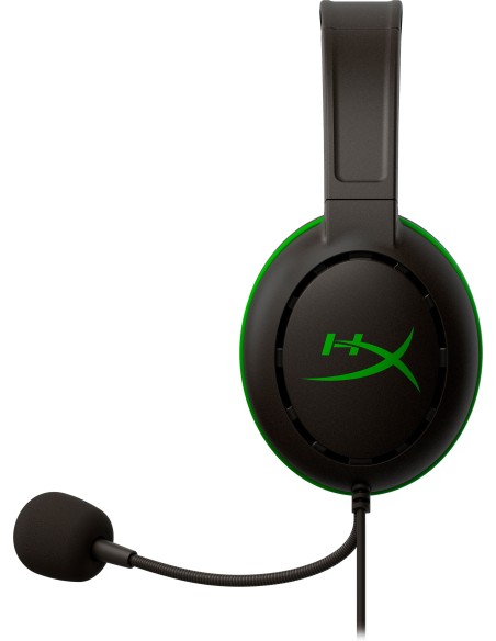 HP HyperX CloudX Chat Auriculares Alámbrico Diadema Juego Negro, Verde
