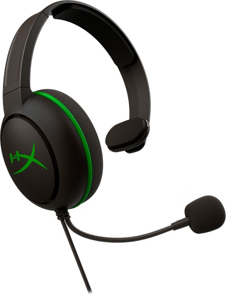 HP HyperX CloudX Chat Auriculares Alámbrico Diadema Juego Negro, Verde