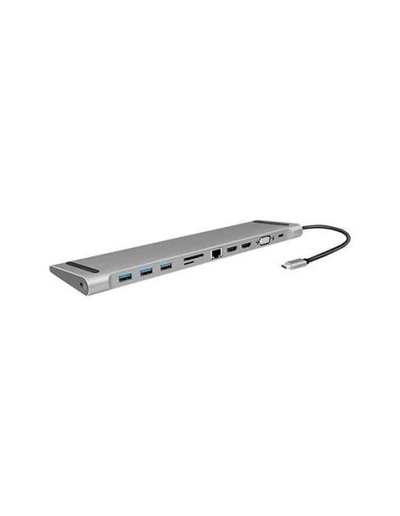 HUB USB-C LOGILINK DOCKING PLATA