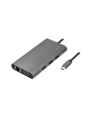 HUB USB-C 3.2 GEN 1 LOGILINK DOCKING PLATA