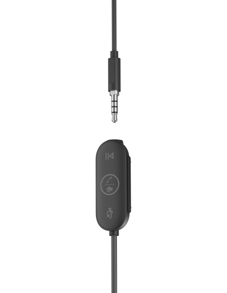 Logitech Logi Zone Wired Earbuds Teams Auriculares Alámbrico Dentro de oído Oficina Centro de llamadas USB Tipo C Grafito