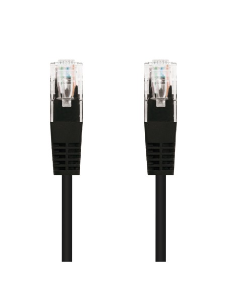 Nanocable CABLE RED LATIGUILLO RJ45 CAT.5E UTP AWG24, NEGRO, 7.0 M