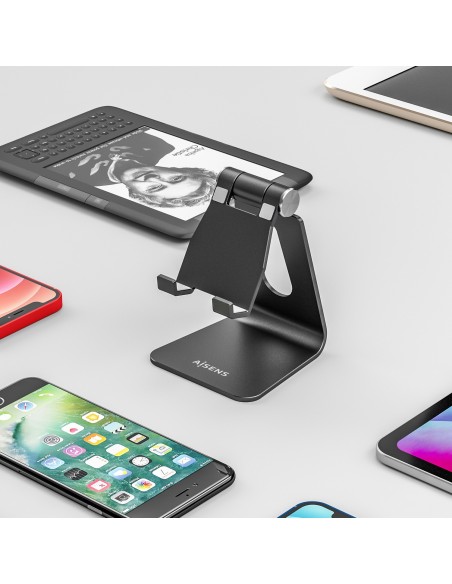 SOPORTE SOBREMESA SMARTPHONE AISENS M NEGRO