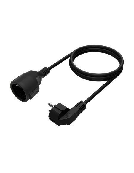 AISENS CABLE ALARGADOR DE ALIMENTACION 2M NEGRO