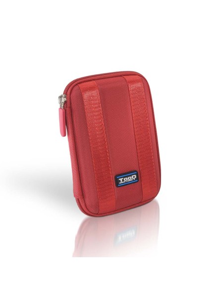 TooQ TQBC-E2502 funda para disco duro externo Rojo