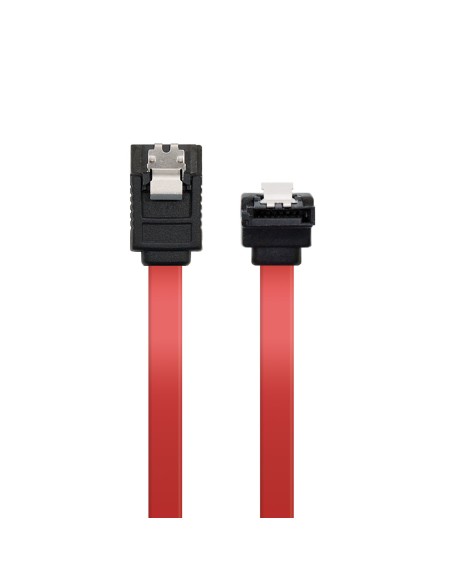 Nanocable CABLE SATA DATOS ACODADO CON ANCLAJES 0.5 M