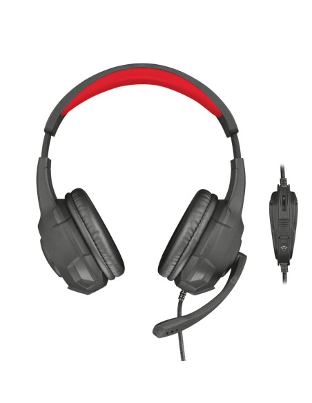 Trust GXT 307 RAVU Auriculares Diadema Conector de 3,5 mm Negro, Rojo