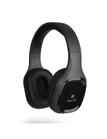 NGS Artica Sloth Auriculares Diadema Conector de 3,5 mm Bluetooth Negro