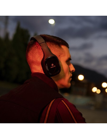 NGS Artica Sloth Auriculares Diadema Conector de 3,5 mm Bluetooth Negro