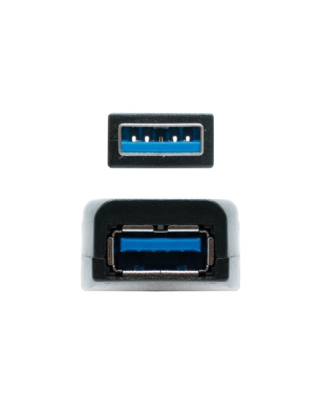 Nanocable Cable USB 3.0 prolongador con amplificador, tipo A M-A H, 15m