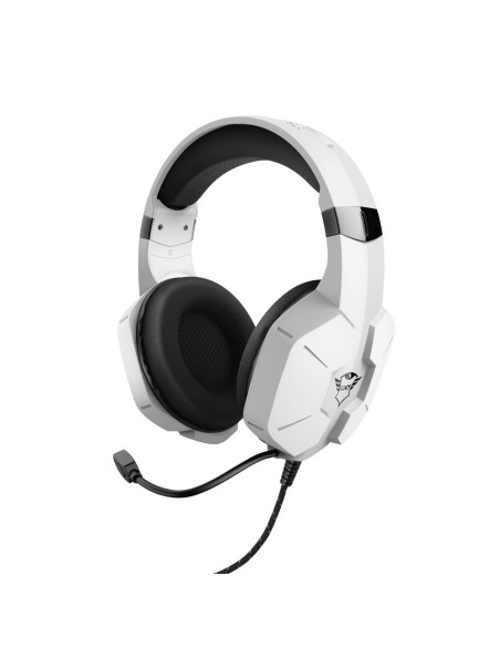 Trust GXT 323W Carus Auriculares Diadema Conector de 3,5 mm Blanco
