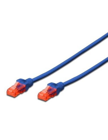 Ewent EW-6U-010 cable de red Azul 1 m Cat6 U UTP (UTP)