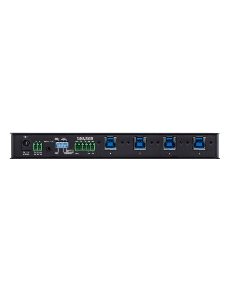 Aten Switch de periféricos formato industrial USB 3.2 Gen 1 de 4 x 4 puertos