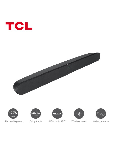 TCL TS6100-EU Negro 2.0 canales 120 W