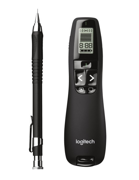 Logitech R700 apuntador inalámbricos RF Negro