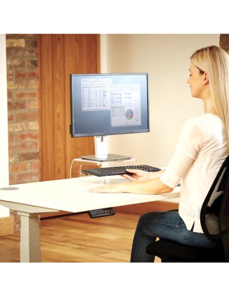 Fellowes 9731001 soporte para monitor Independiente Transparente