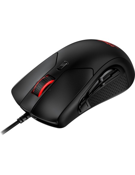 HP Pulsefire Raid Black ratón Ambidextro USB tipo A Óptico 16000 DPI