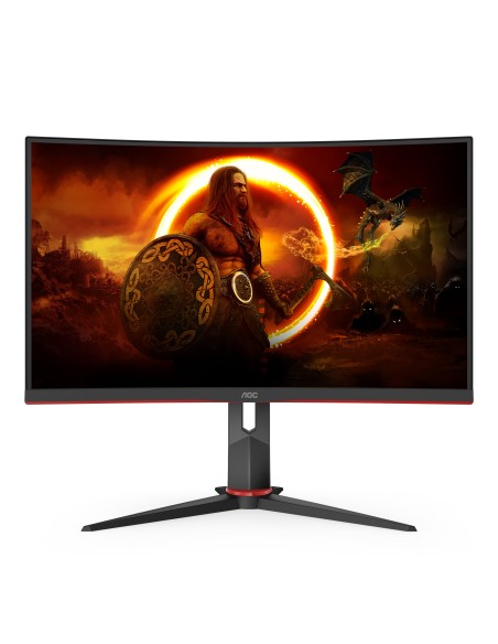 AOC C27G2U BK LED display 68,6 cm (27") 1920 x 1080 Pixeles Full HD Negro, Rojo