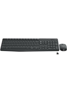 Logitech MK235 Inalámbrico Negro