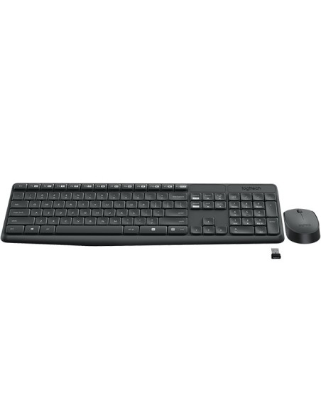 Logitech MK235 Inalámbrico Negro