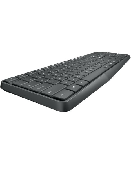 Logitech MK235 Inalámbrico Negro