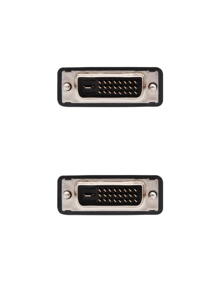 Nanocable 5m DVI DVI cable DVI Negro