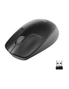RATON OPTICO LOGITECH M190 WIRELESS FULL-SIZE GRIS