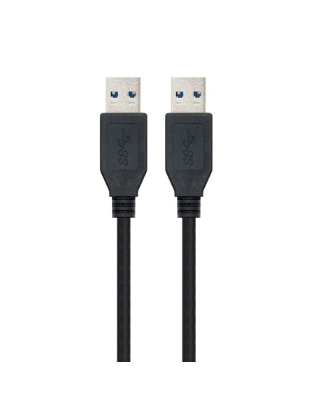 Nanocable USB3.0 A M-A M 3m Negro (10.01.1003BK)