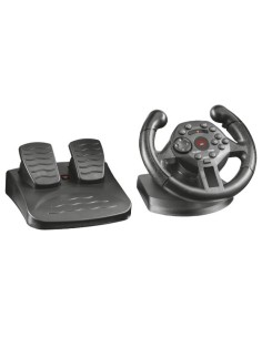 Trust GXT 570 Volante + Pedales PC,Playstation 3 Negro