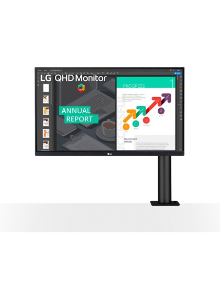 LG 27QN880-B LED display 68,6 cm (27") 2560 x 1440 Pixeles Quad HD LCD Negro