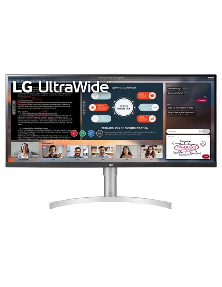 LG 34WN650-W LED display 86,4 cm (34") 2560 x 1080 Pixeles UltraWide Full HD Blanco
