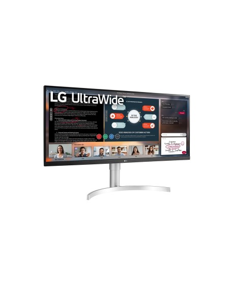 LG 34WN650-W LED display 86,4 cm (34") 2560 x 1080 Pixeles UltraWide Full HD Blanco