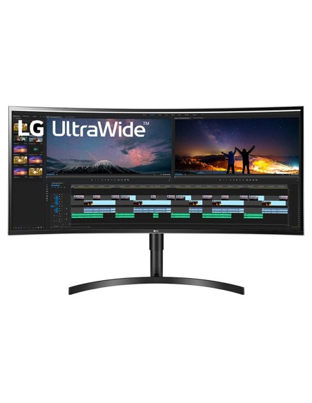 LG 38WN75C-B LED display 96,5 cm (38") 3840 x 1600 Pixeles Ultra-Wide Quad HD+ Negro