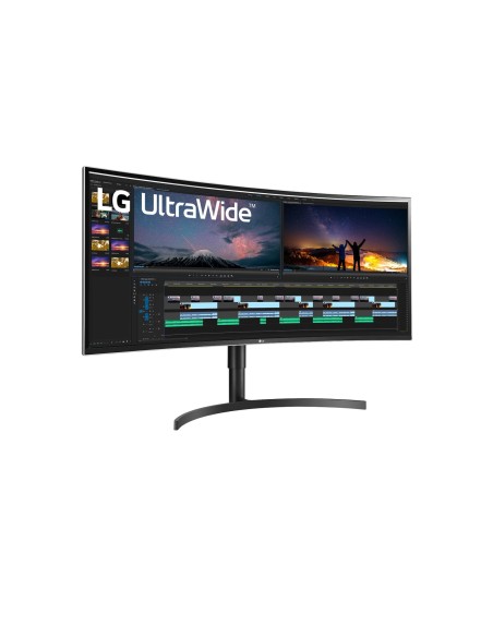 LG 38WN75C-B LED display 96,5 cm (38") 3840 x 1600 Pixeles Ultra-Wide Quad HD+ Negro
