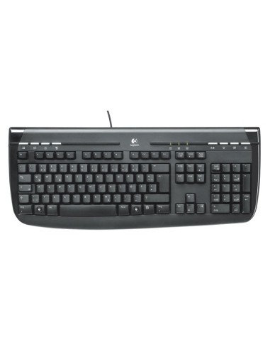 Logitech Internet 350 Keyboard USB Black OEM, Spanish teclad