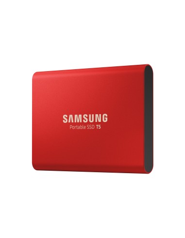SSD SAMSUNG EXTERNO 500 GB T5 ROJO
